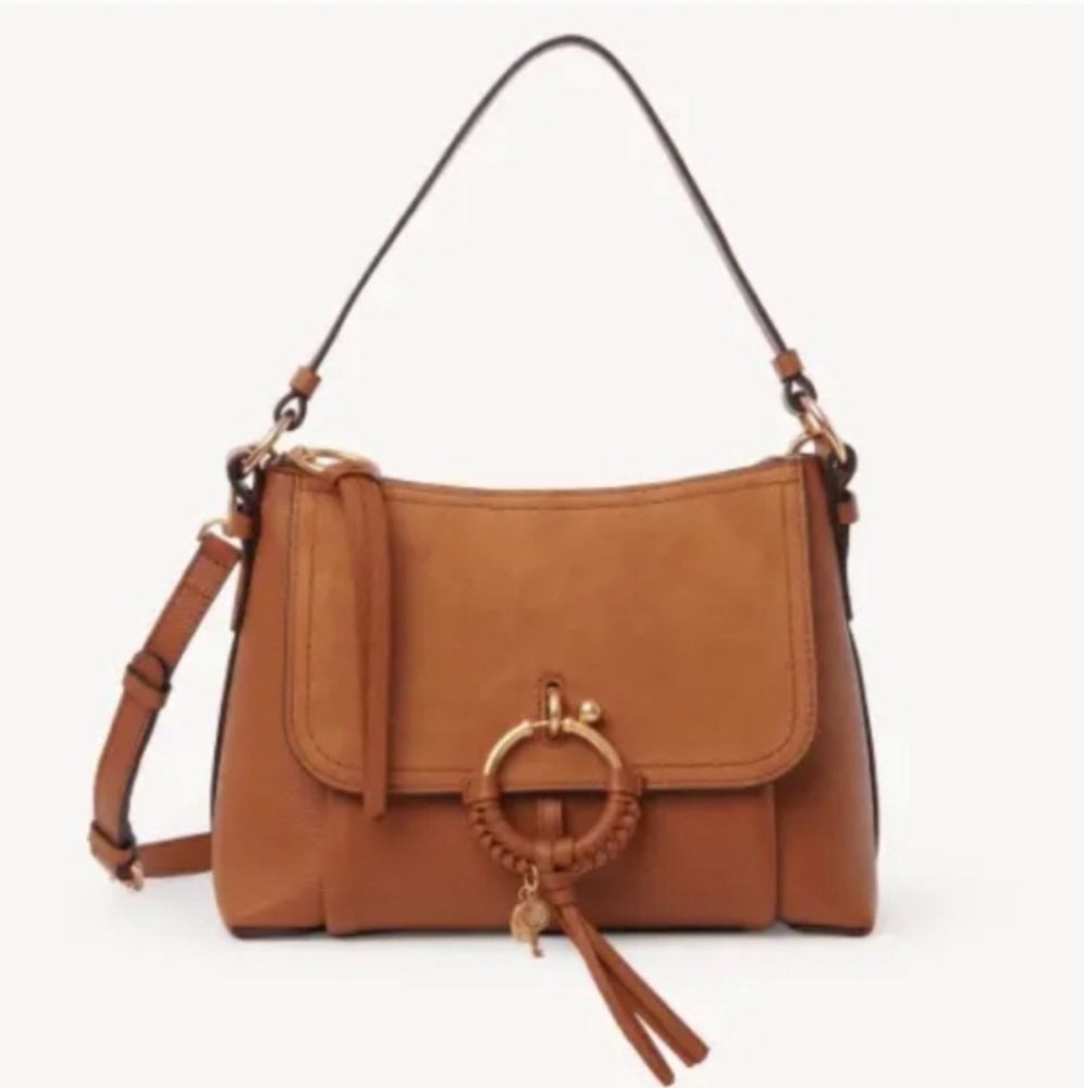 See By Chloe Leather Suede Crossbody  Hobo Bag